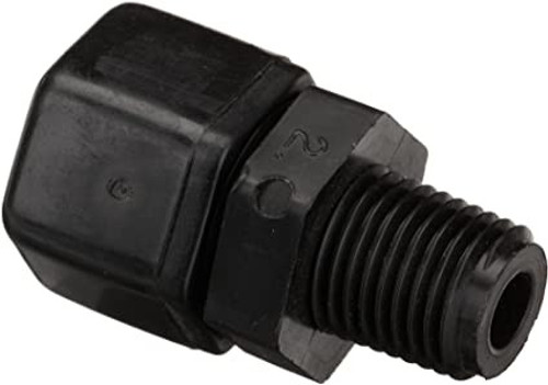 Pentair Fitting,Comp.1/4"Mptx3/8"Tube | R172029