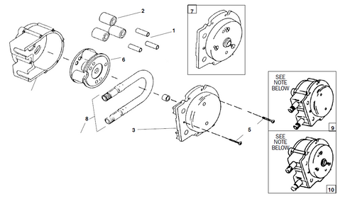 STENNER COVER, TUBE HOUSING W/BUSHING |  UCCP100