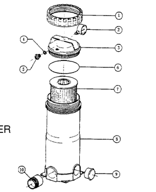205-109 Sonfarrel Filter Cannister 130 Sq.Ft.