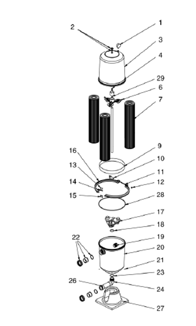 Waterco P/P Support Base | 62228