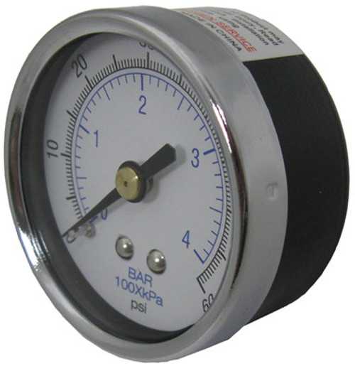 Waterco Pressure Gauge Back Mount | 62109