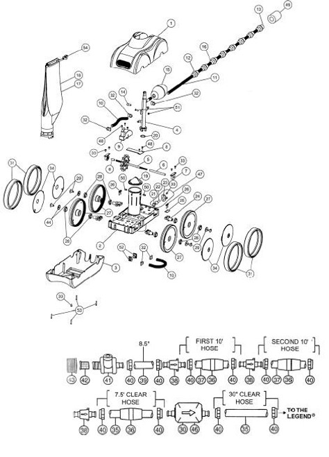 EC130 Kreepy Krauly Jet, Thrust (Pk Of 2)