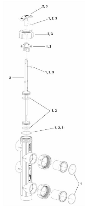 JANDY HANDLE REPLACEMENT KIT |  R0442300