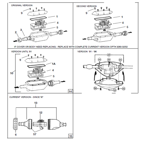 POLARIS MECHANISM ONLY, DOUBLE ACTING BACK-UP VALVE FOR G59 & G60 |  G65