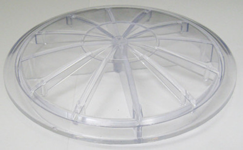 34-050-302 Wet Institute Lid, Clear, 7 3/8" Diameter