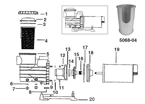 Jacuzzi® Motor 2 Hp | 90-1069-49-R