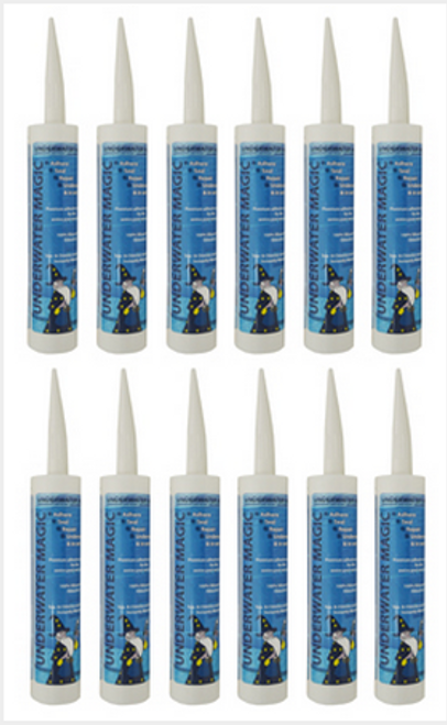 Case Of Underwater Magic White,  290 Ml Tube Case Of 12, White | UWM-01