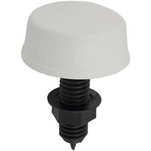 Herga Button, Bulb Type W/Stem - White | 6433-00