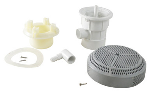 Balboa Complete Suction Fitting, Lt Gray | 90146-LG