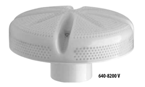 Waterway 6" With 2-1/2" Threaded Wall Fitting 215-8230, White | 640-8230 V