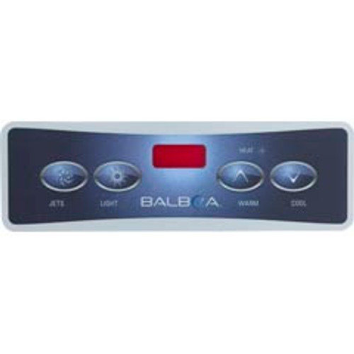 Balboa Water Group Overlay, BWG VL403, 4 Button, Jets, Light Warm, Cool | 11448