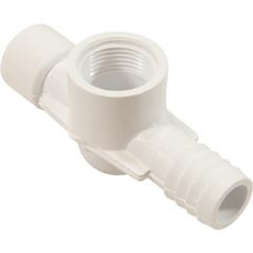 Waterway Plastics 1/2"S X 3/4"B X 3/4"Fpt Tee Sensor - White | 413-1840