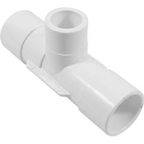 Waterway Plastics 602-5000 Body, 1"Check Valve Tee, 1"S X 1"S - White