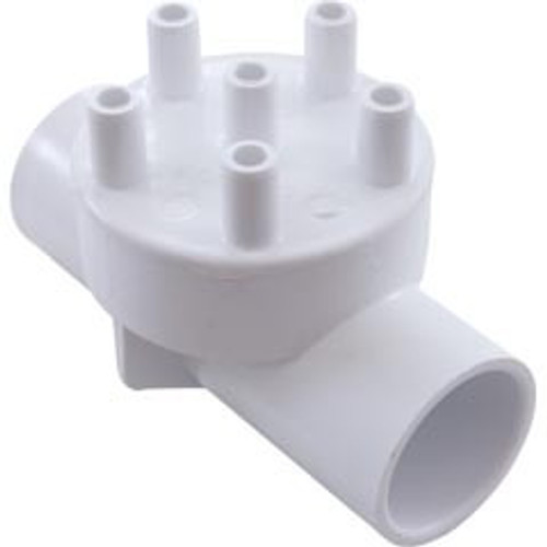 Waterway Plastics Manifold, 3/8"sb, 6 Port, Pancake, 1"s x 1"s | 672-5060