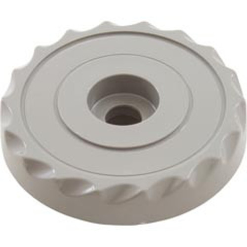 Waterway Plastics 662-3017 Knob, Waterway, F.A.S., 1" Scalloped, Gray