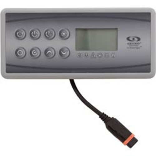 Gecko Alliance Topside, Gecko in.k8, 8 Button, 3 Output, LCD, w/Overlay | 0607-007067