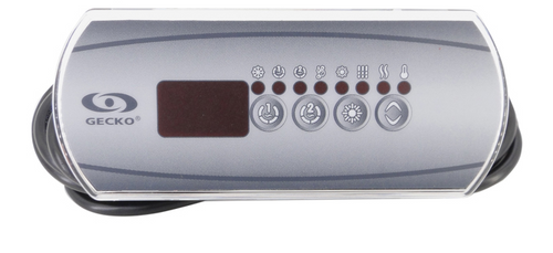 Gecko Allianceトップサイド、Gecko In.k200、4 ボタン、2 ポンプ、LED | 0607-008002