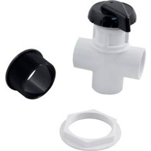 Hydro Air Diverter Valve, Hydro-Air/BWG Hydroflow, 1"s, 2 Port, Black | 11-4020BLK