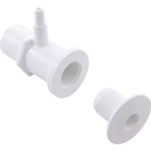 Hydro Air Jet Cmplt,BWG/HAI Ozone,7/8"hs,Fixed,Smth,Wht,a3/8"rb,w1/2"s | 10-2650WHT