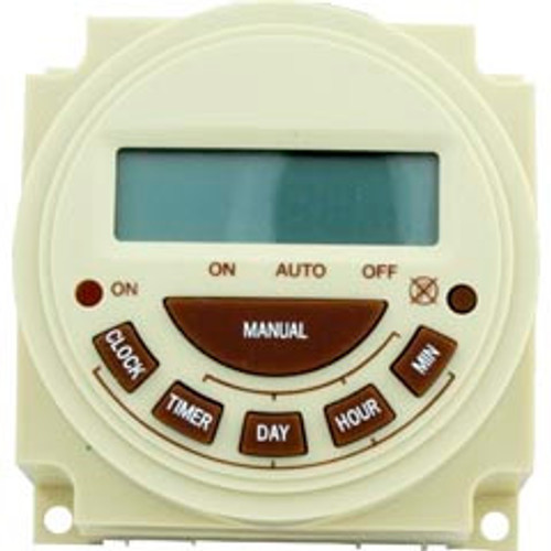 Intermatic Timer, Intermatic,SPST, Panel Mount,230v,20A, 7day, Electric | PB374E