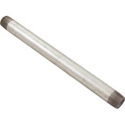 Matco-Norca Nipple, Galvanized, 12" x 3/4" Male Pipe Thread | ZNG0412