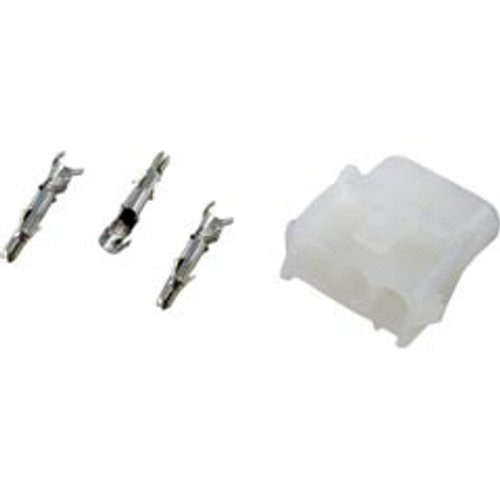 Misc Vendor Adapter Kit, Cap Housing, Female AMP, 3 Pin, with Pins | FMLAMPW3PINS