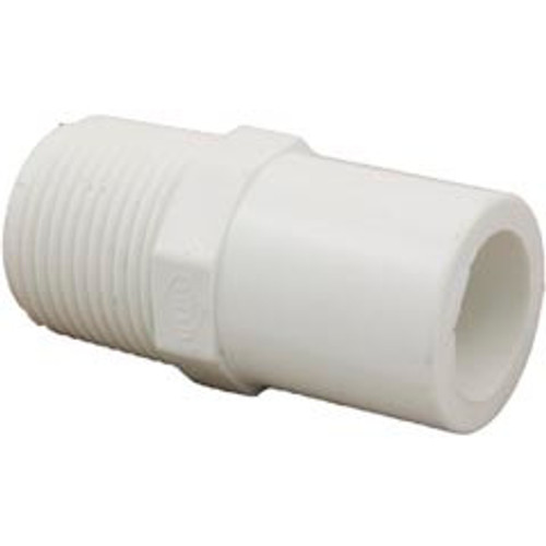 Dura Plastics 433-007 Adapter, 3/4" Spigot x 3/4" Male Pipe Thread