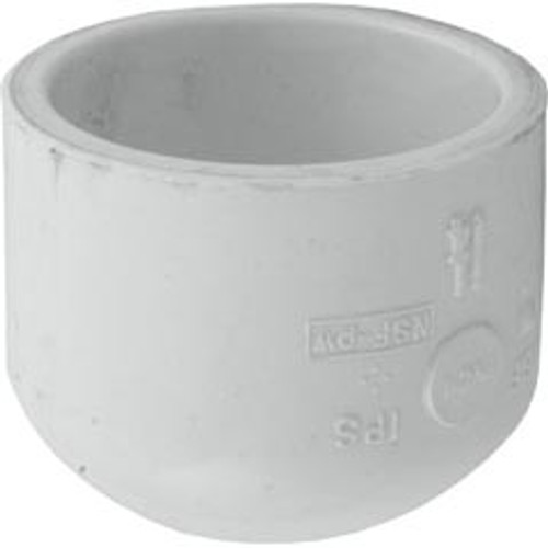 Lasco Fittings 447-012 Cap, Lasco, 1-1/4" Slip