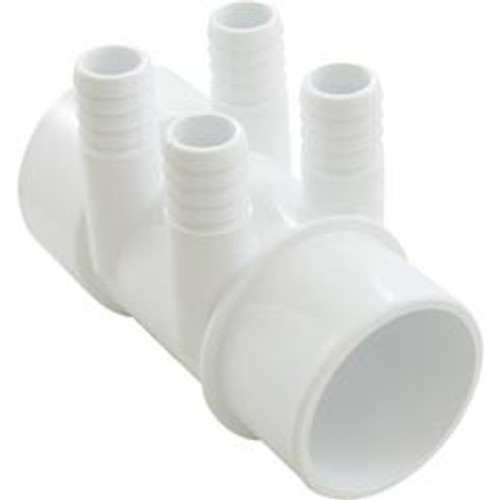 Magic Plastics 0364-20 Manifold, 3/4" Barb, 4 Port, 2" Slip x 2" Spigot