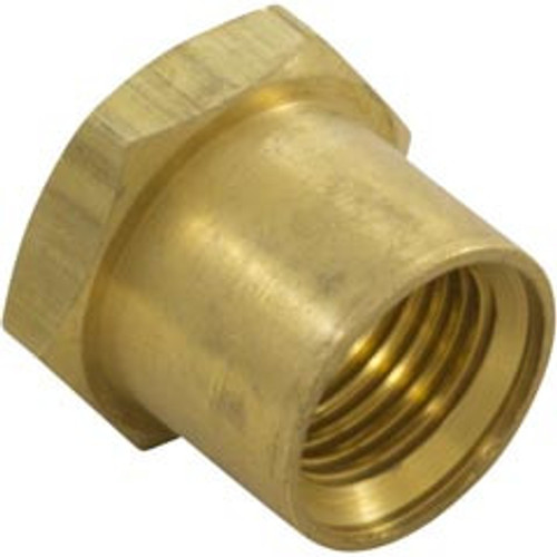 Val-Pak Products Insert Nut, Anthony Apollo DE Filter Shaft, 0.5", Brass | V34-121