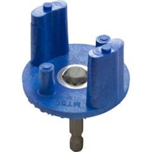 Waterco MT-501 Tool, Clamp Knob Socket, 4-Lobe, w/1/4" Socket Bit Adapter