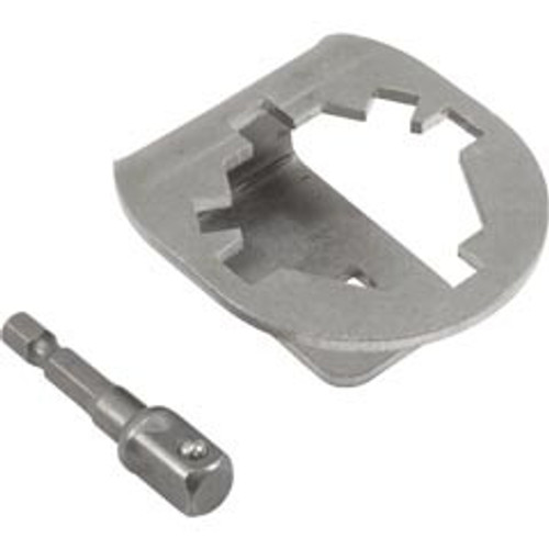 Waterco Tool, Socket, 3 and 4-Lobe Clamp Knob, Stainless Steel | MT-50-S