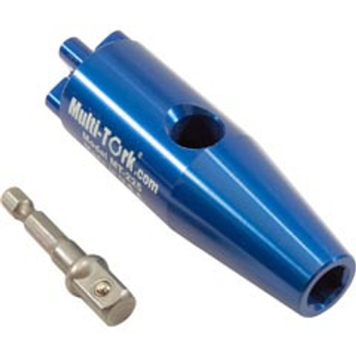 Waterco Tool, Socket, 7/16" Clamp & Josam Plug Combo, Aluminum | MT-225