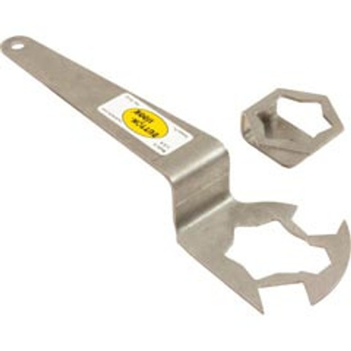 Waterco Tool, Button-Hook Kit, Wrench & 3/8" Drive Socket, SS | DPW-2