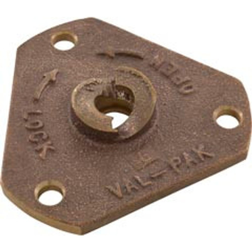 Val-Pak Products Piston Cap, Anthony Push/Pull Valve, 2", Brass | V34-153