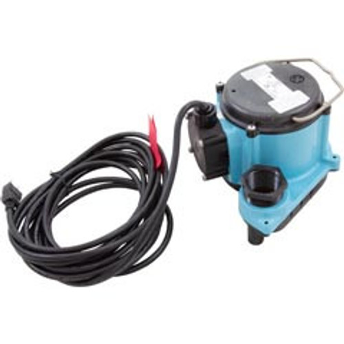 Little Giant 508058 Pump, Sump, Little Giant 8-CIM,4/10hp,115v,45 GPM, 25ft Cord