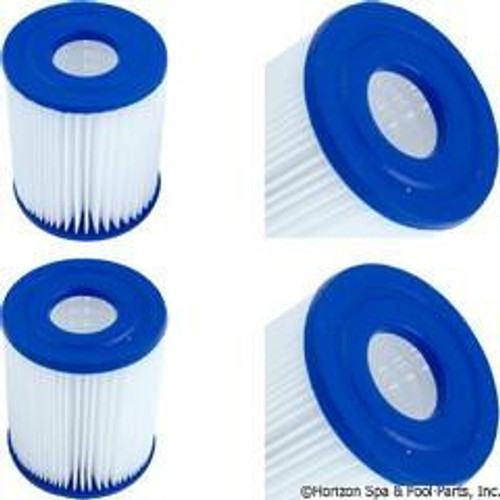 Pleatco Cartridge, 8sqft,2-1/16"ot,2-1/16"ob,4-1/4",5-7/16" 3oz pair | PBW5PAIR