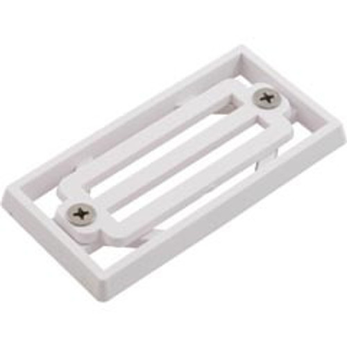 Custom Molded Products 3 Bar Grate And Frame Assembly, White | 25533-200-000
