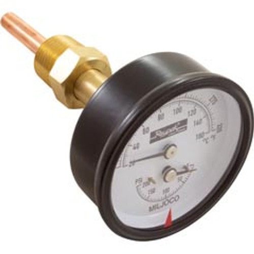 Raypak Temperature & Pressure Gauge Kit, Raypak Hydronic Heaters | 007399F