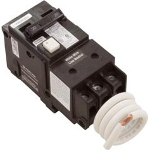 Pentair GFCI Circuit Breaker, 20A, 115v/230v, Double Pole | PA220GF