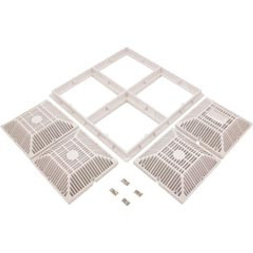 Waterway POOL FRAME & GRATE 18" X 18" ( 2011 ) - WHITE | 640-4770 V