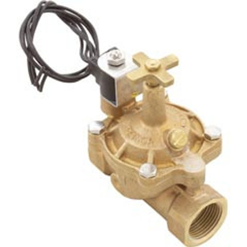 Zodiac Pool Equipment Jandy Pro Series 1" Brass Coil Valve, 24V Solenoid With Flo | SOL100B