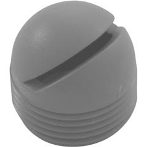 Custom Molded Products Aerator, CMP, 3/4"mpt, Round, Slotted, Gray | 25558-101-000