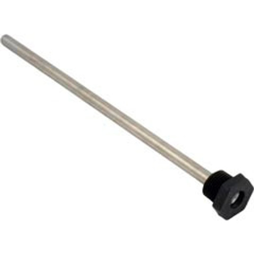 Therm Products Thermowell, 1/2"mpt, 5/16" x 10", Stainless, Generic | 78-30208
