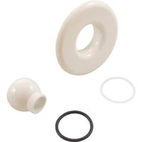 Hydro Air 10-3955BIS Escutcheon, BWG/HAI Slimline, Smth, w/Dir Eyeball, Biscuit