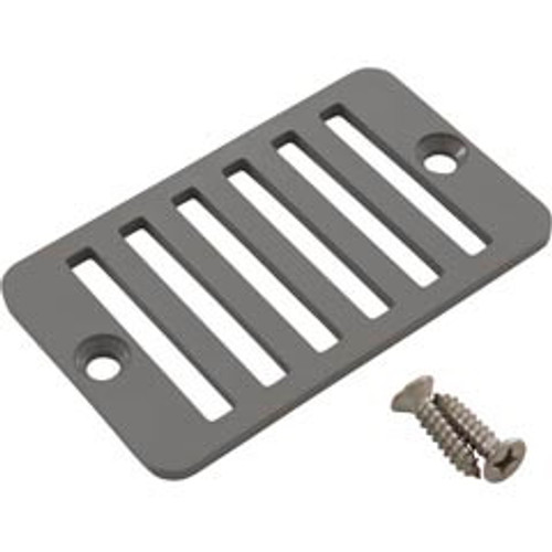 Custom Molded Products 25533-001-010 Rectangular Grate W/ Screws(Gy)