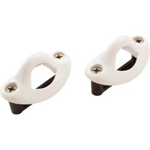 Custom Molded Products V/L Coping Mount Rope Eye Set Lexan, White | 25568-200-000