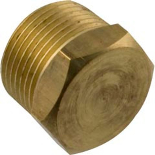 Laars Brass Plug, Zodiac Jandy Laars Lite/Lite2, 3/4"mpt | P0027000+