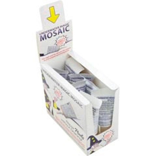 Underwater Magic Sealant, Underwater Magic Mosaic, 2.1 oz Tube, 8ct, White | MOSAIC-60-8XCS