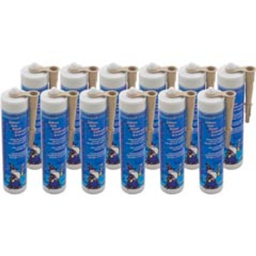 Underwater Magic UWM-03C Sealant, Underwater Magic, 290ml/9.8oz Tube, 12ct, Tan